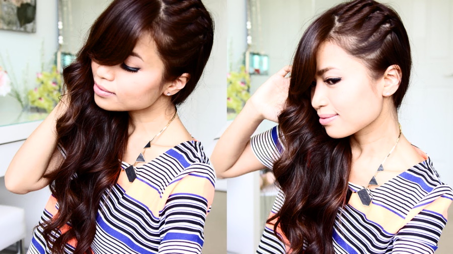 side-swept hairstyles